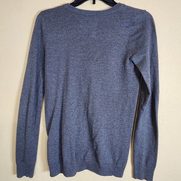 VTG Hollister Button Cardigan Sweater Womens small Gray Pockets Y2K Preppy - Picture 10 of 10